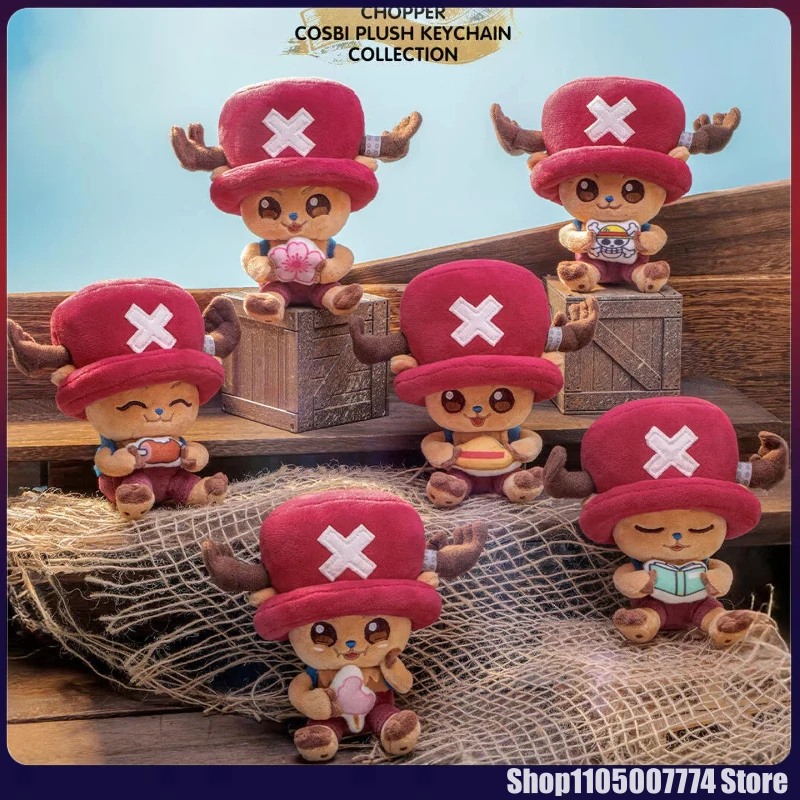 

Hot Toys Genuine Cosbi One Piece Tony Chopper Keychain Pendants Blind Box Anime Bag Charm Collectible Toy Trendy Kids Gifts