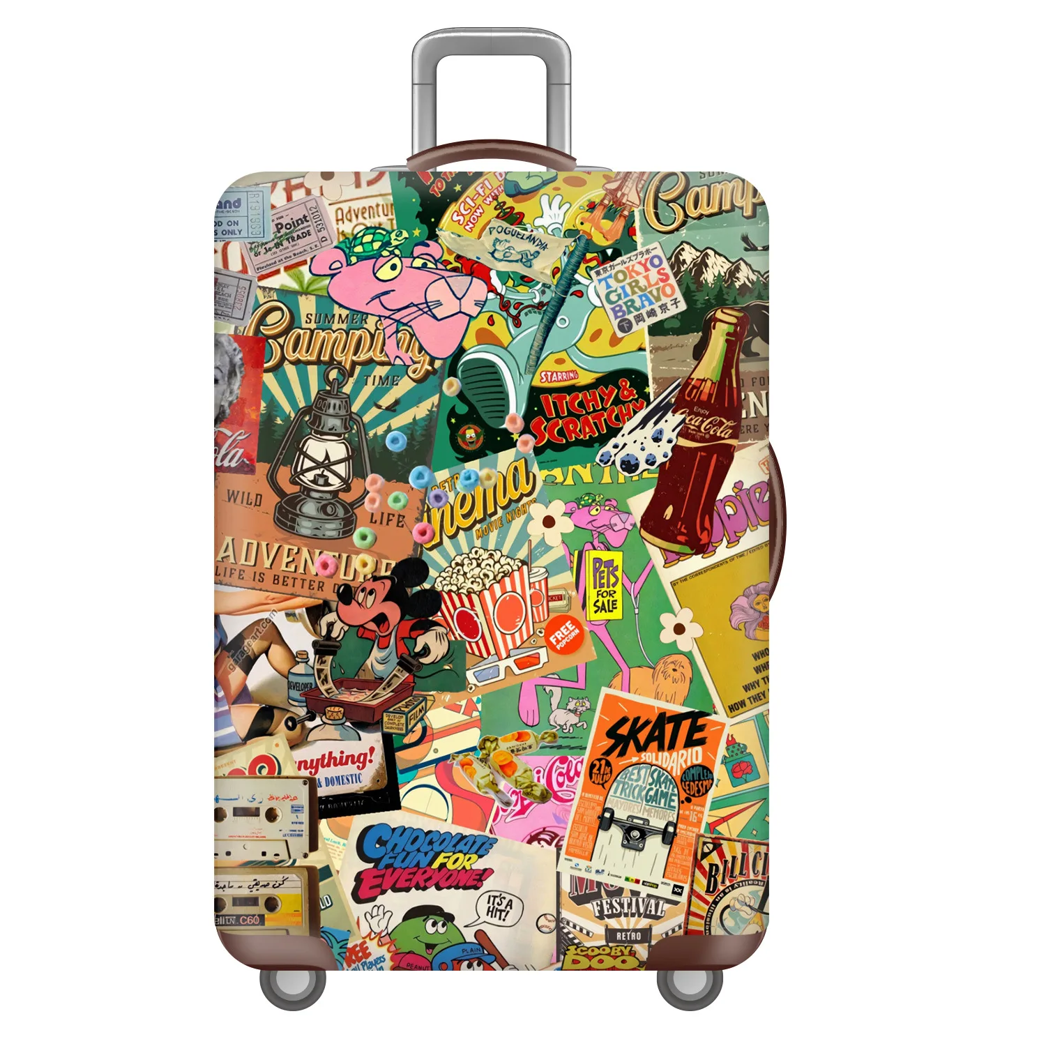 

Suitcase Cover Suitcase Trolley Case Protective Cover Dust Cover Elastic