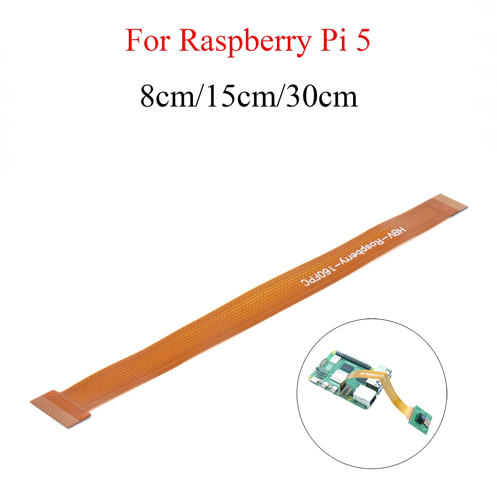 

5PCS Raspberry Pi Zero Camera Cable 15/30cm Ribbon Line FFC Flexible Flat Cable Wire For Raspberry Pi Zero W