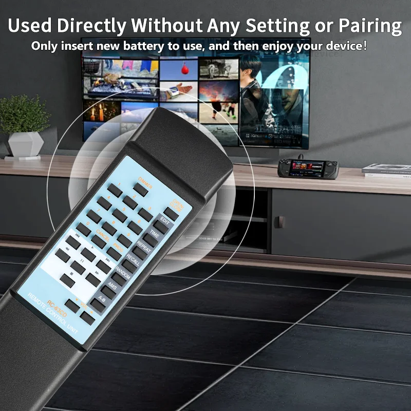 RC-63CD para reemplazo de Control remoto Philips Marantz, para reproductor de CD Philips Marantz CD-15 CD-40 CD-43 CD-53 CD-63 CD-67 CD-74