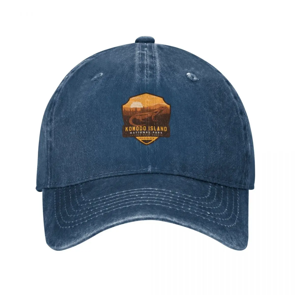 Komodo Island II National Park Indonesia Baseball Cap Hat Baseball Cap Beach Visor For Men Women's