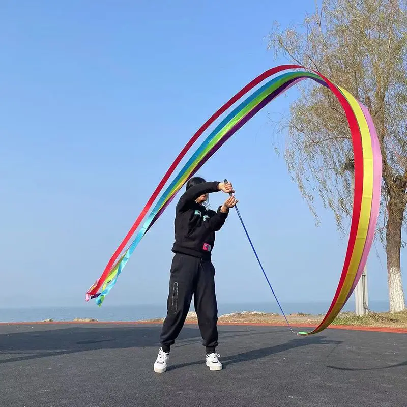 2 estilos de aço inoxidável haste telescópica fibra de vidro elástico vara dragão fita dança acessórios expandidos 90cm /1.2m /1.5m