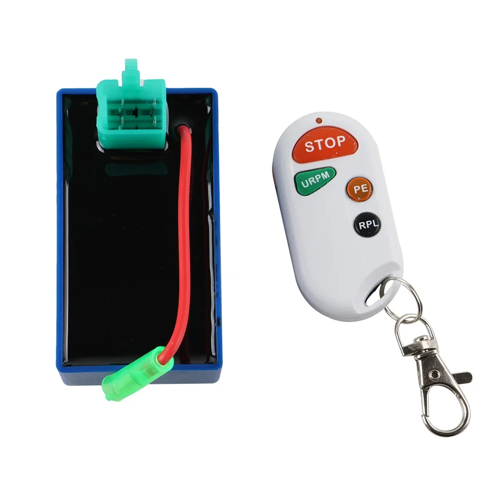 Caixa de ignição cdi para motocicleta, 4 pinos, controle remoto, antirroubo, ignição cdi para onda ativa 110 jet 50 phowix 50 atv150 tornado parte