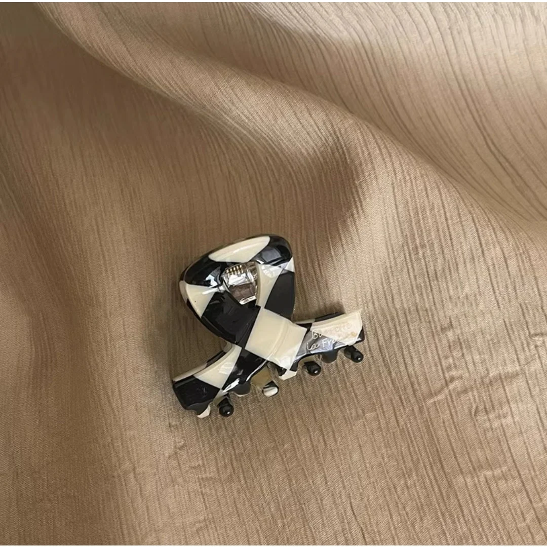 1PC Acetat Scratch Clip Kleine Halbe Krawatte Haar Clip Frauen Haar Volumen Weniger Erweiterte Gefühl Shark Clip Hinterkopf haarnadel – Detail 5