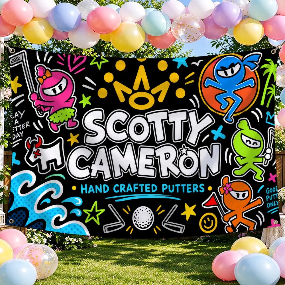 Brand Scotty Cameron Flags Banner For Bedroom Outdoor Living Room Restaurant Bar Wall Decor Party