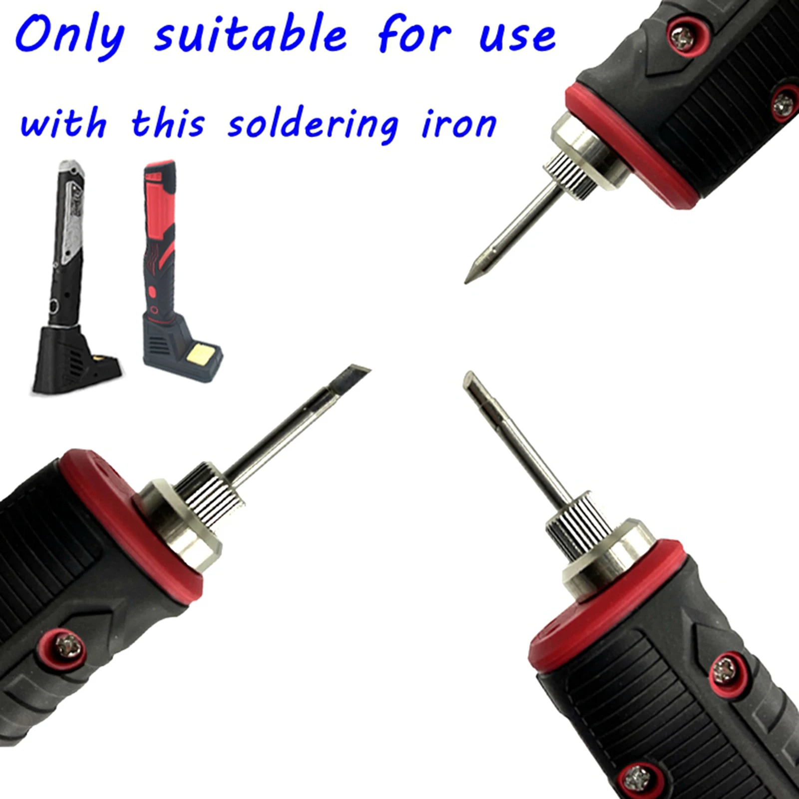 3 punte di saldatura per saldatura in ottone pz/set punte di saldatura per saldatura di sostituzione della testa per strumenti di punte di saldatura dell'interfaccia E10