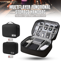 New Barbershop Multi-Layer Functional Storage Handbag Large Capacity Storage Bag For Travel Makeup Tools Barber Accessories