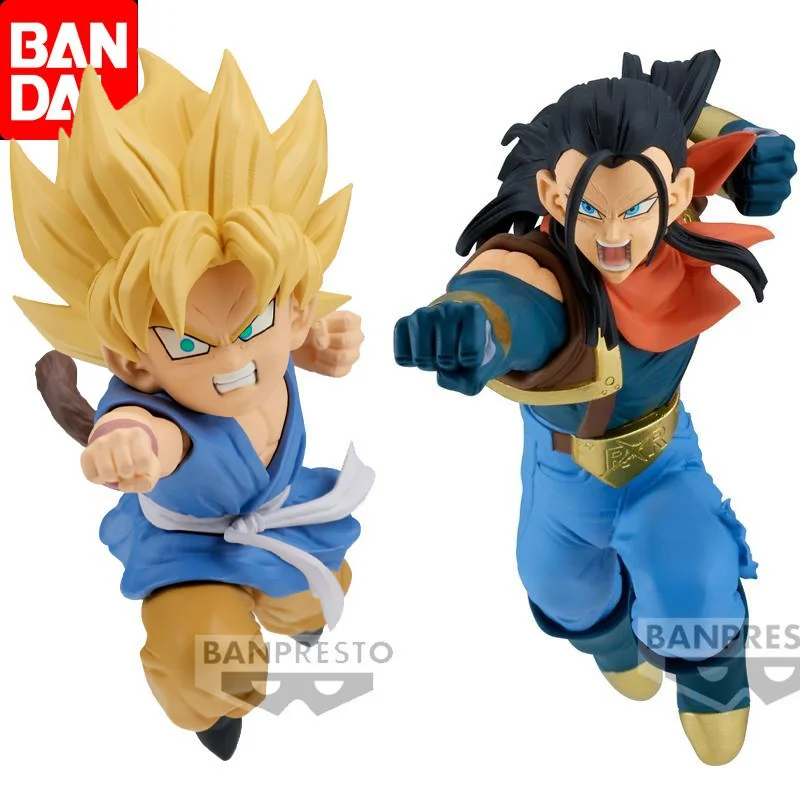 Bandai Original Dragon Ball GT Match Maker Nr. 17 Sohn Gokuu Anime Action figur Spielzeug für Jungen Mädchen Kinder Kinder Geburtstags geschenke