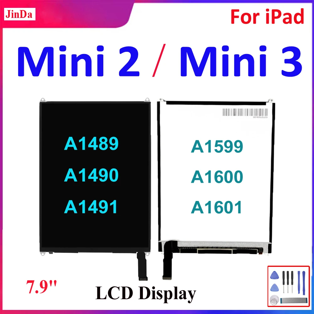 

ЖК-дисплей AAA + 7,9 дюйма для iPad Mini 2, iPad Mini 3, ЖК-дисплей для iPad Mini2 A1489 A1490, iPad Mini3 A1599 A1600 A1601, замена ЖК-дисплея