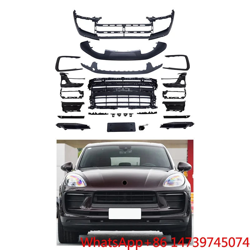2014-2021 Turbo GTS Style Conversion Body Kit Front Bumper Bolt-On Retrofit Exterior Mod PartsCar Parts Body Kit