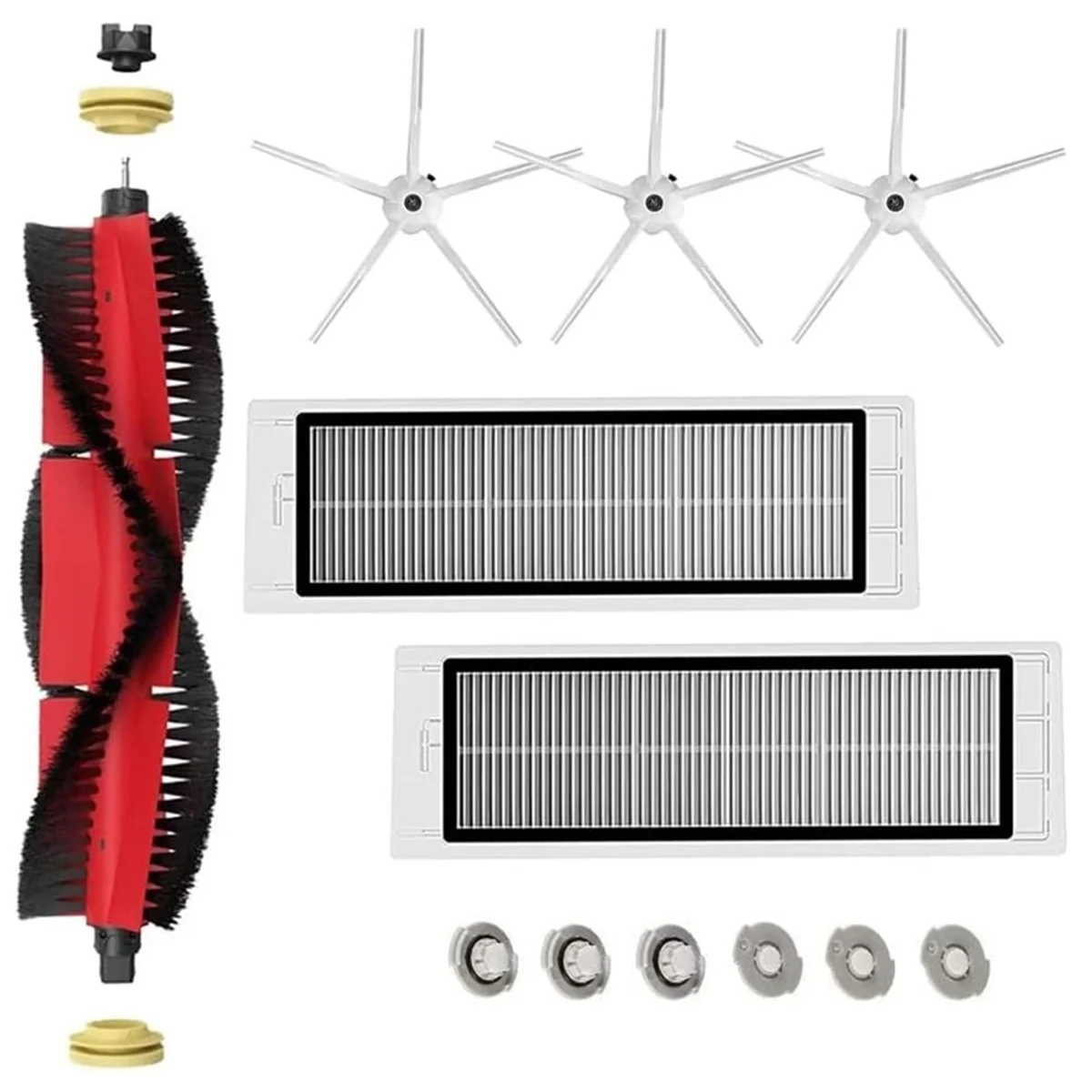 شعبية ل Xiaomi Roborock S5 Max S6 Max S6 Pure S6 MaxV S50 S51 S55 S60 S65 S5 S6 مكنسة كهربائية فرشاة جانبية رئيسية فلتر HEPA