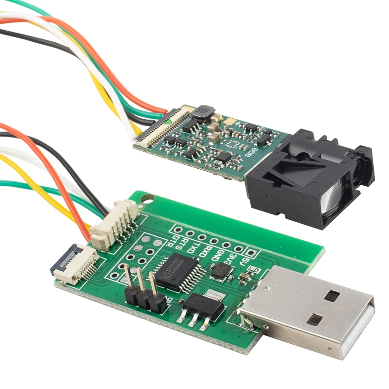 OEM 10m Elevator Laser Distance Sensor Module With Serial Port 0.1mm Accuracy Laser Distance Measurement Sensor
