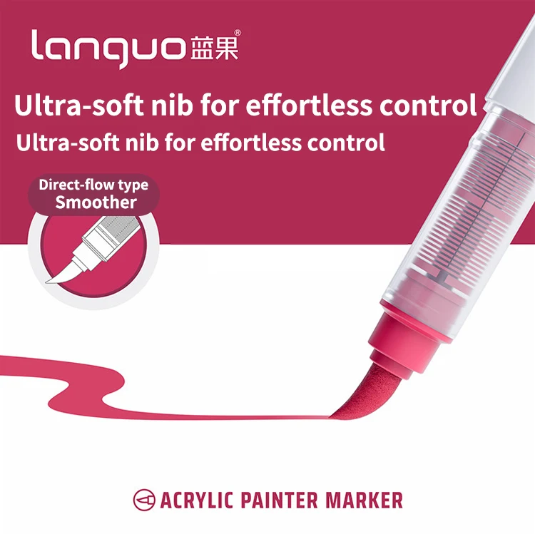 Acrylic paint art markers set image 6