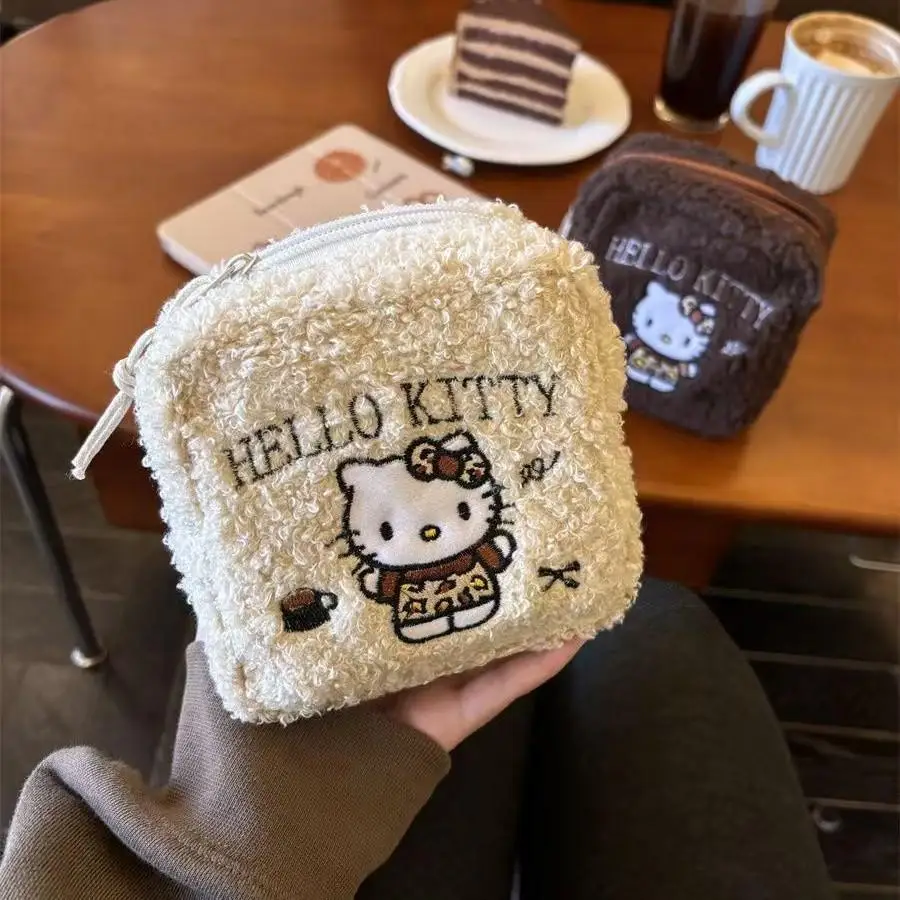 Bolsa de Maquillaje Bordada para Mujer, Portátil y Linda, Bolsa de Almacenamiento con Diseño de Polaroid, para Toallas, Artículos Diversos y Cartera