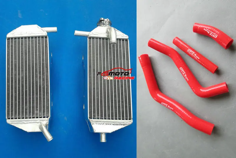 Aluminum Intercooler Radiator Water Cooling+Hose For YAMAHA YZ450F YZF450 2010 2011 YZF 450 2013