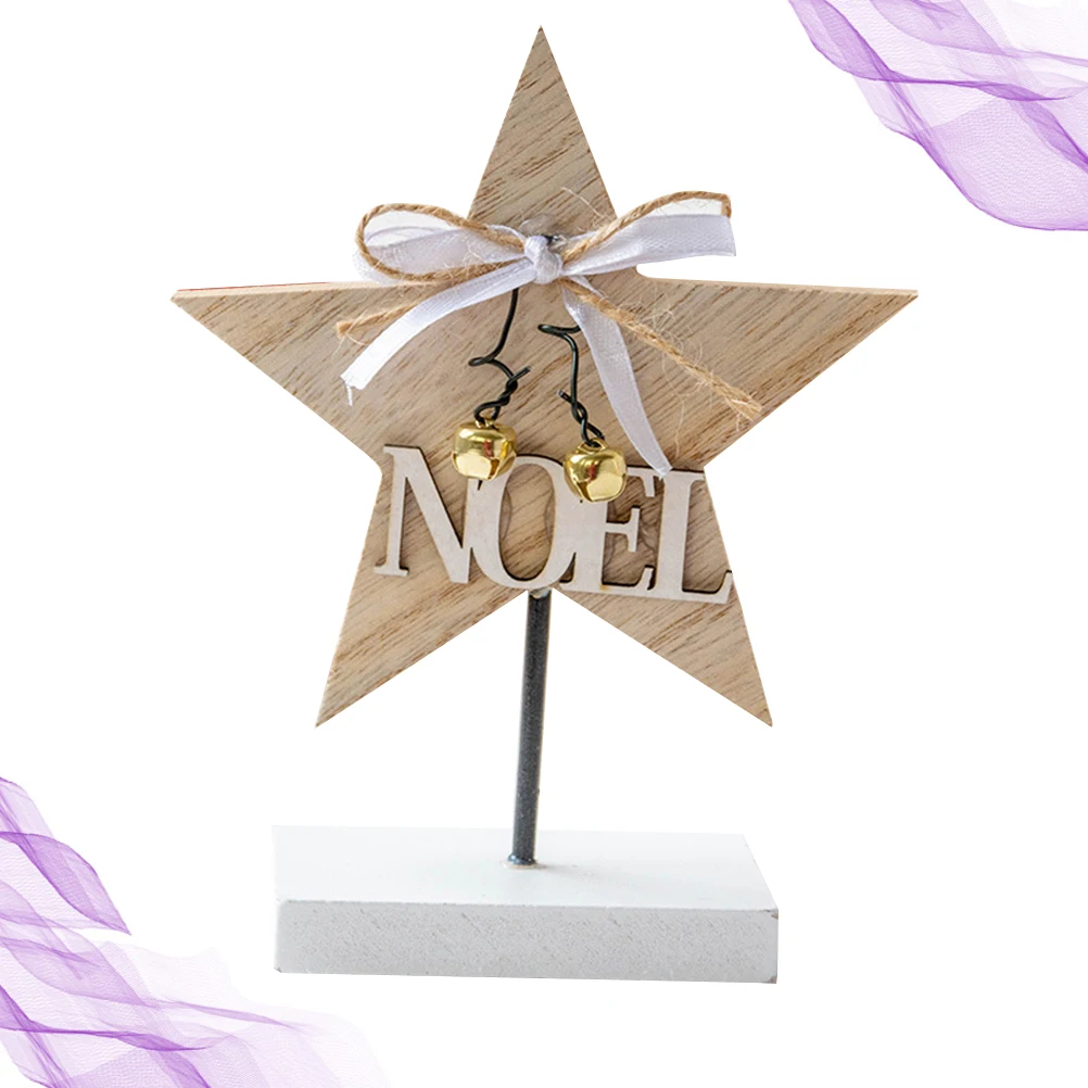 Christmas Decoration Home Christmas Wooden Ornaments Office Cafe Restaurant Party Desktop Ornaments Craft Supplies