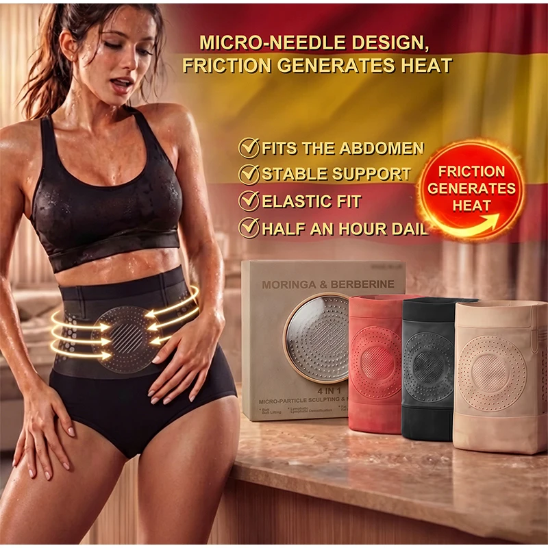 4-in-1 Microparticle Women's Shorts Breathable Seamless High-waist Sculpting Shorts Body Shaping Shorts Butt Lifting Non-Slip