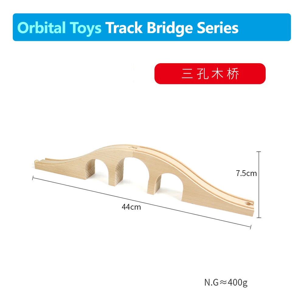 Drewniane tory akcesoria seria mostów kompatybilna z magnetycznymi samochodami z litego drewna edukacyjny prezent dla chłopca/zabawka dziecięca X29