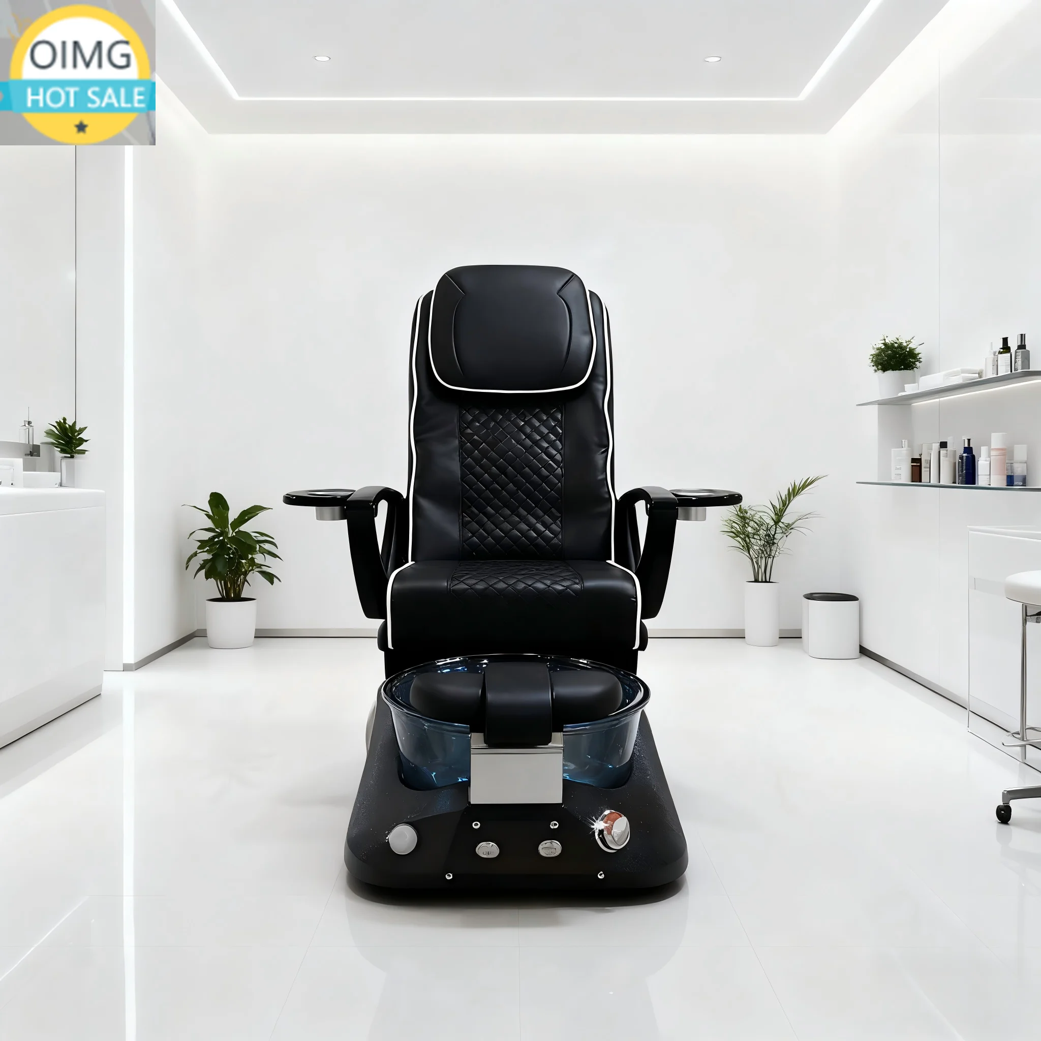 Beauty Salon Pedicure Chair 4-Piece Set Massage Machine Massage Chair SPA Professional Pedicure Chair Accepts Customization