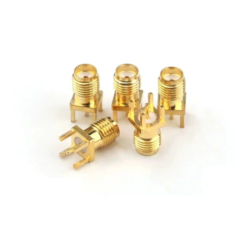 5pcs/lot SMA SMA-KE Series RF Connector 8MM Female Jack Adapter PCB Mount RF Copper Connector Plug Socket