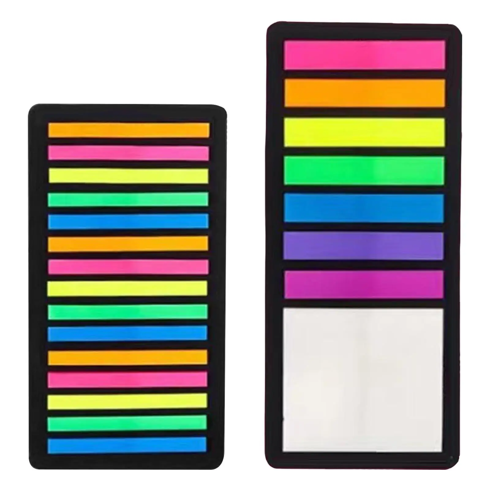 2Pcs Colored Sticky Tabs Sticky Index Tabs Office Supplies Memo Sticker Paper for files Magazines