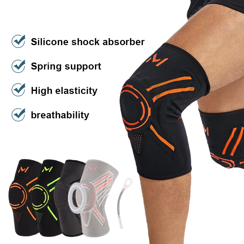 

1pc Unisex Professional Compression Knee Brace Support Protector Sports Knee Pads for Injury Recovery Joint Pain Relief