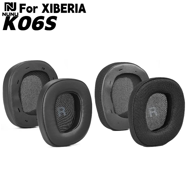 

NUNU Replacement protein leather /Mesh Ear Pads Cushions for XIBERIA K06S Headphone earmuffs repair parts