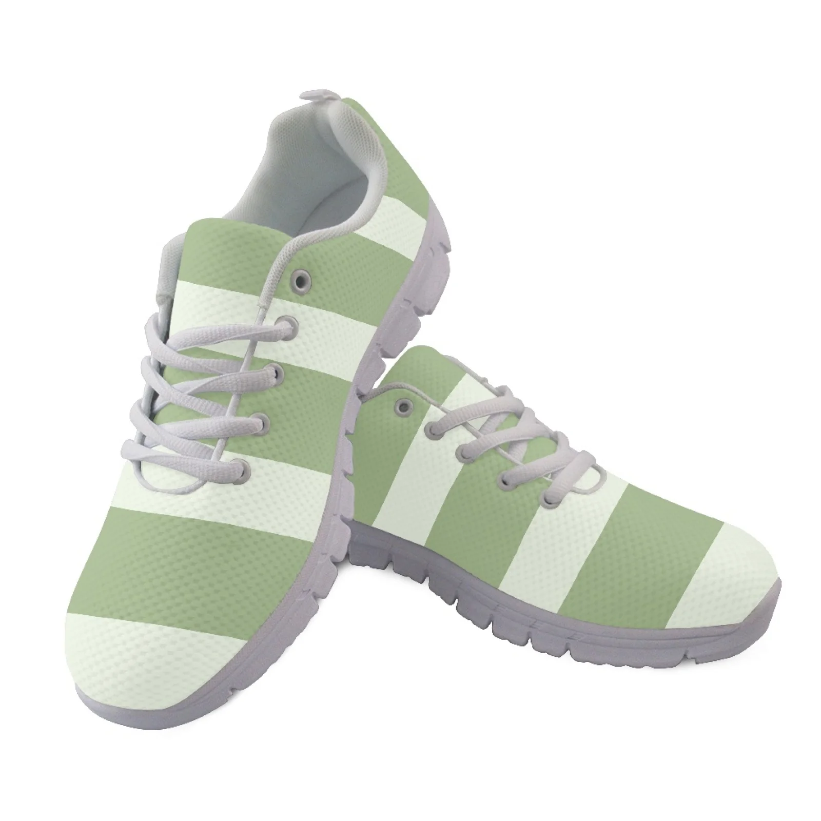 Coloranimal Cat Floral Print Athletic Work Shoes with Mesh & EVA Sole, Lace up Trainers for Gym Walking and Daily Jogging