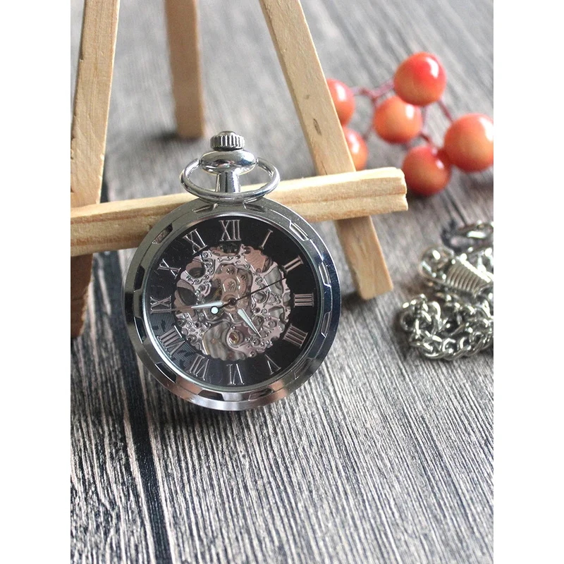 DY20Anime TouHou Project Izayoi Sakuya الرجال النساء طالب اليابانية ساعة ميكانيكية طالب خمر ساعة جيب هدايا عيد الميلاد25