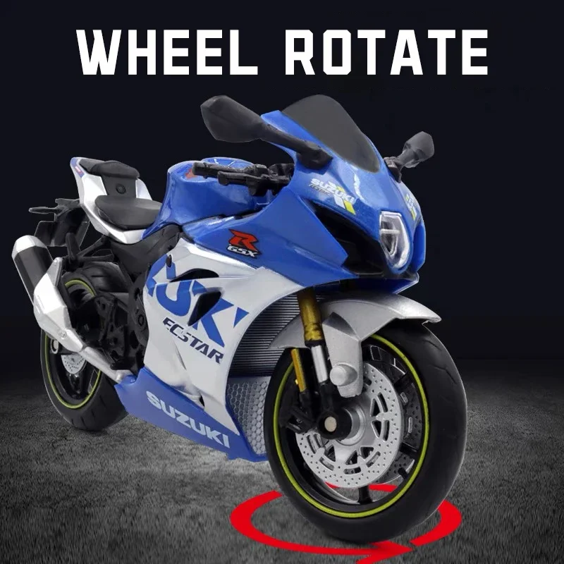 1:12 Scale Suzuki GSX R1000R Alloy Motorcycle Model Diecast Car Toys for Boys Birthday Gift Kids Toys Car Collection