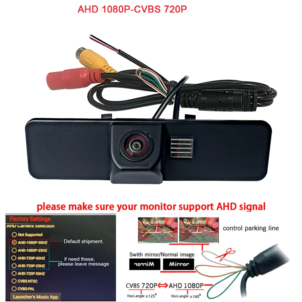 

AHD 1920*1080P Car rear Reverse Camera for Subaru Legacy 2007-2012 Sedan Legacy BL BP Liberty rear Vehicle Backup HD camera