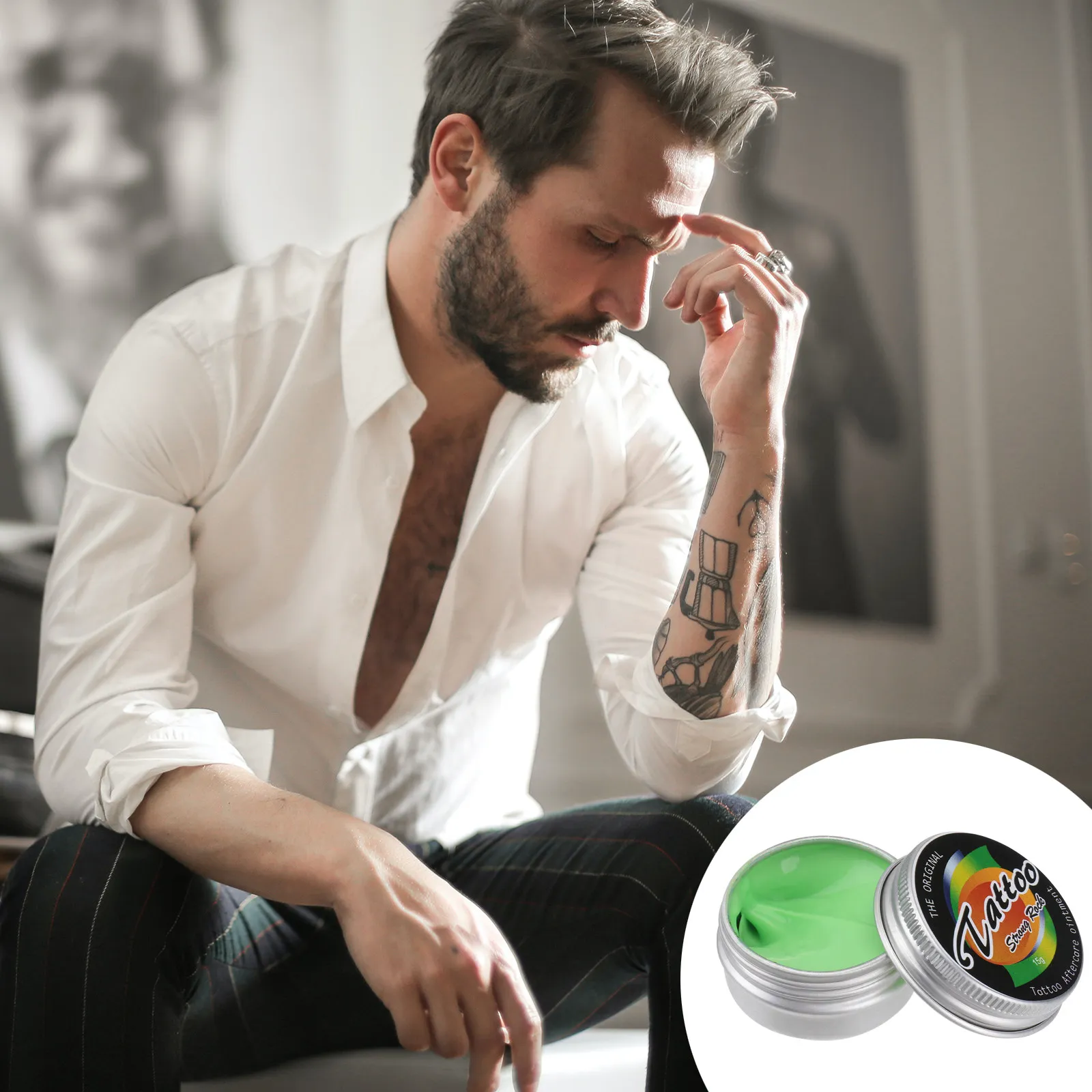 

1Pcs Tattoo Color Enhancement Cream Premium Safe Aftercare Balm for Vibrant Long-Lasting Ink Retention Brightening Repair