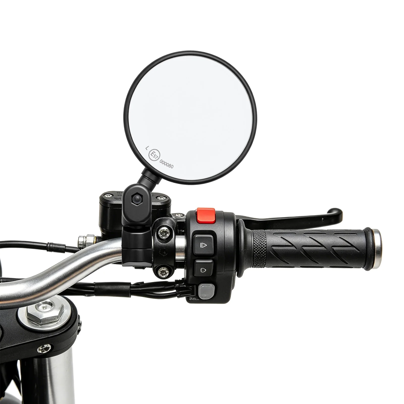 AliExpress NONE Motorcycle Mirror Universal Handlebar Motorcycle Rearview Mirror End Side Rotation Adjustable for Bicycle Riding Cycling Mirror