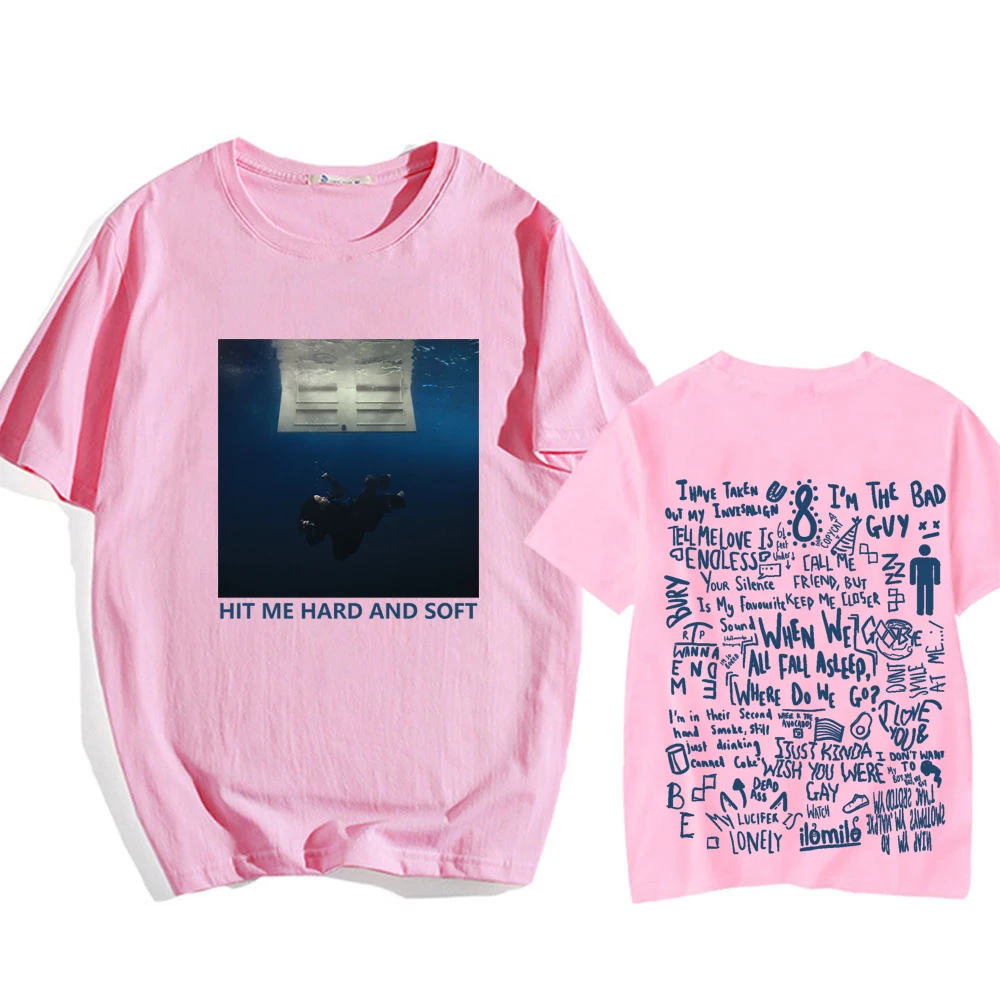 Hit Me Hard and Soft 2024 Tour Popular Shirt Billie Tshirts Hit Me Hard and Soft Tops Best Accessory for Music Fans