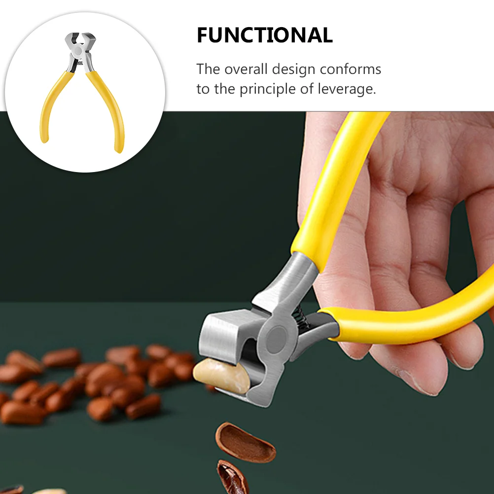 Pecans Melon Seed Pliers Pine Nuts Shell Separator Yellow Wear-resistant Opener