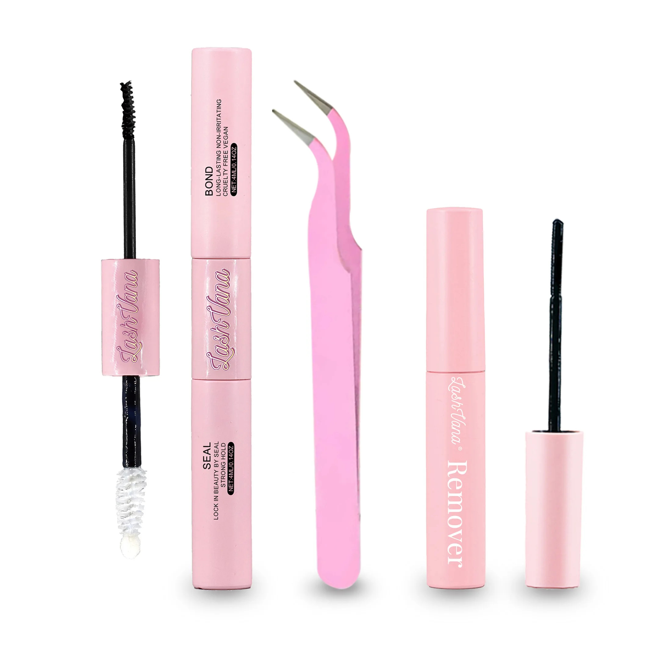 Wimperbinding En Afdichting 8Ml Individuele Wimpers Lijm En Afdichting Super Sterke Hold Lash Extensie En Lash Lijm Verwijderaar 5Ml Pincet Kit