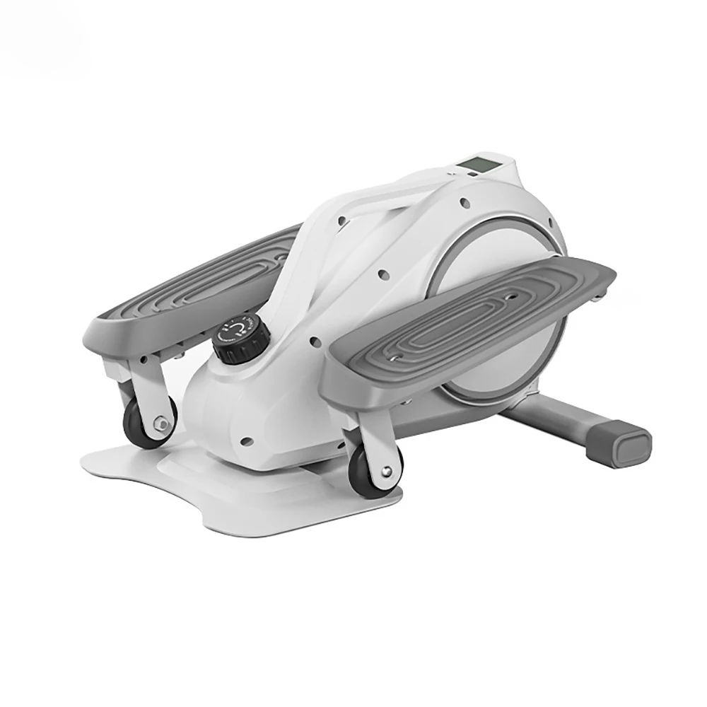 

Smart Portable Steel Elliptical Trainer-Home Use Silent Mini Stepper with Striding Stepper for Aerobic Fitness