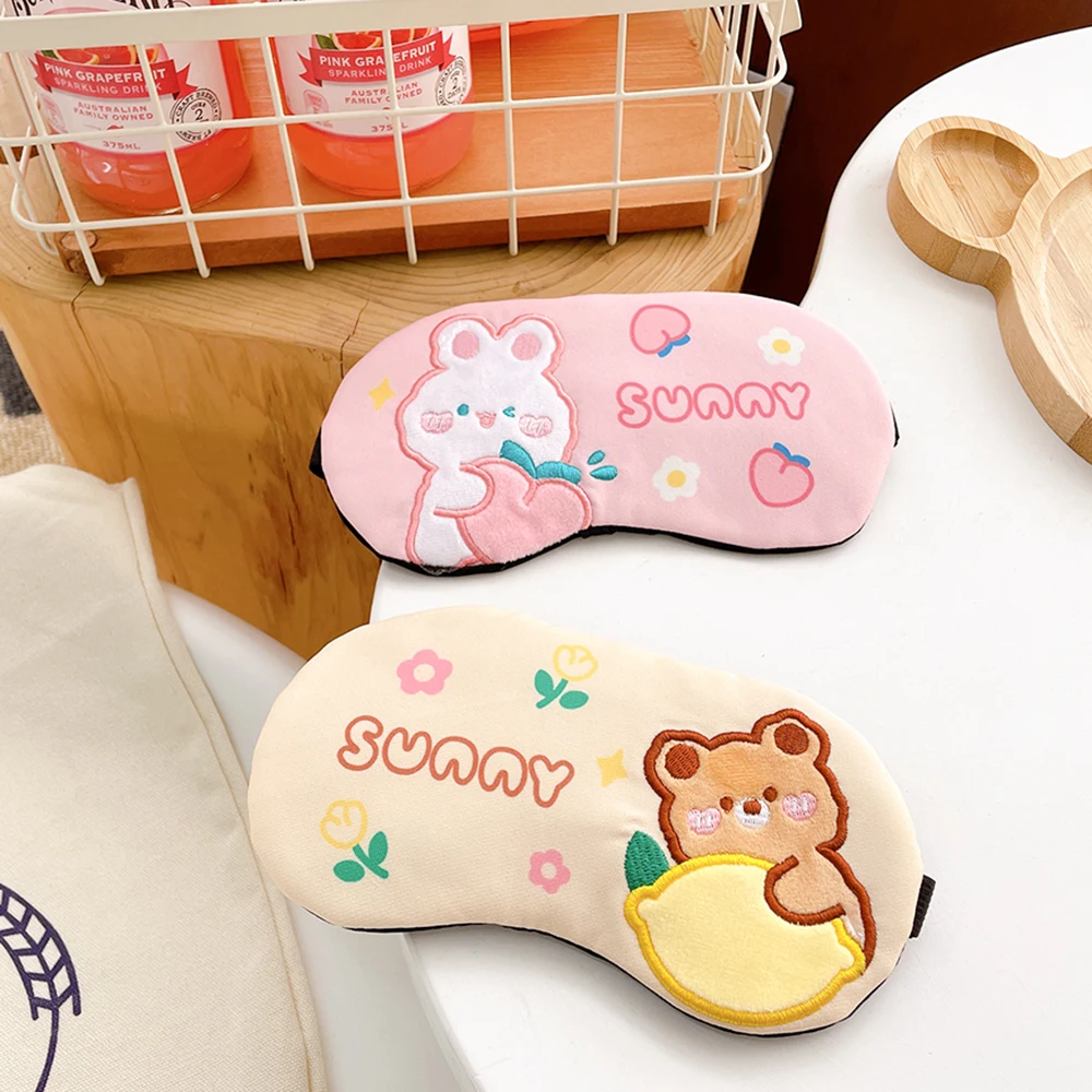 

Cute Cartoon Sp Eye Mask ex Student Children Dormi Nap Light Bloing Heat Cold Therapy Eye Relaxing Breathable