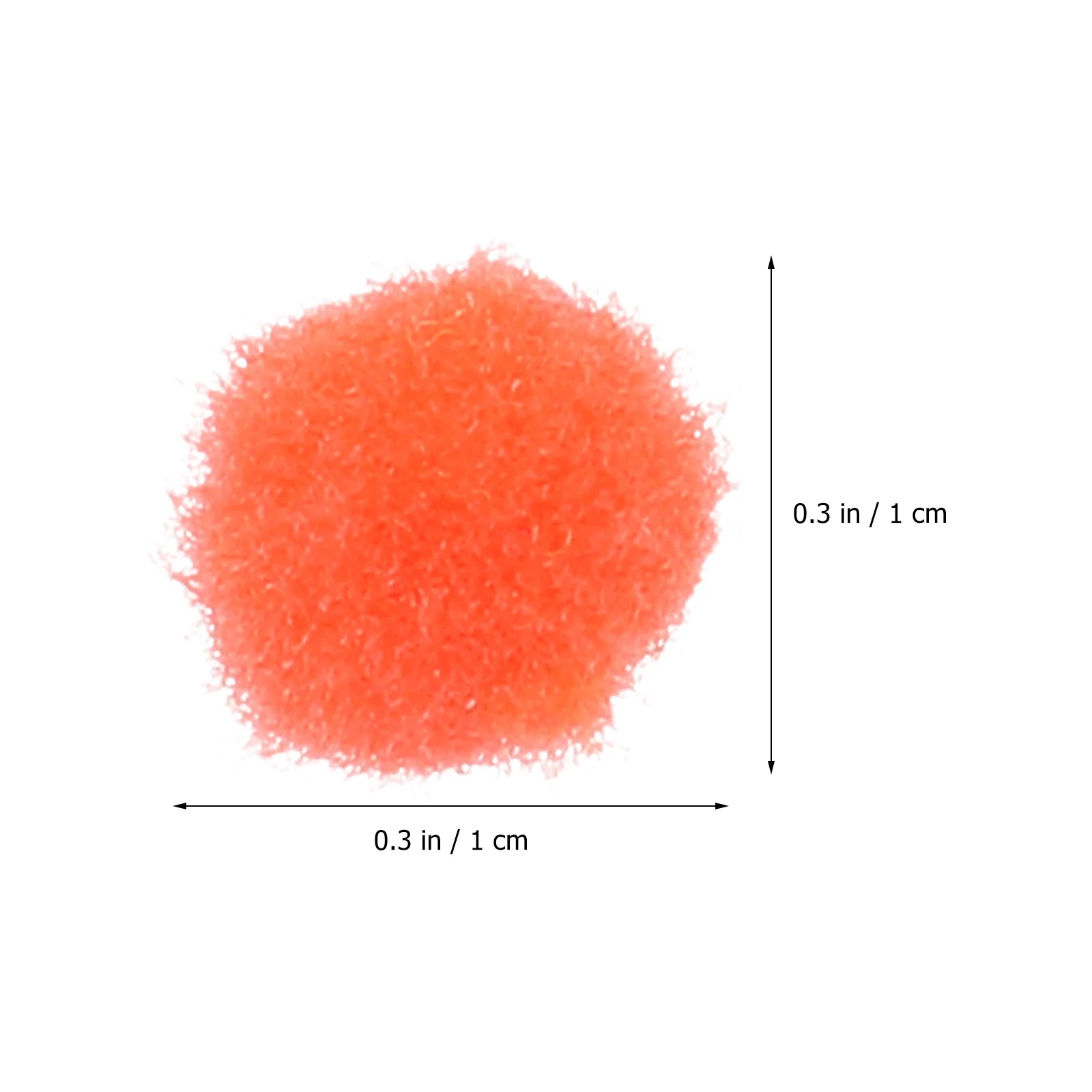 

2000pcs 1 Bag Of Colored Pompom Balls Multipurpose Craft Supplies For Diy Crafts Making Decorative Sewing Costume Accessories