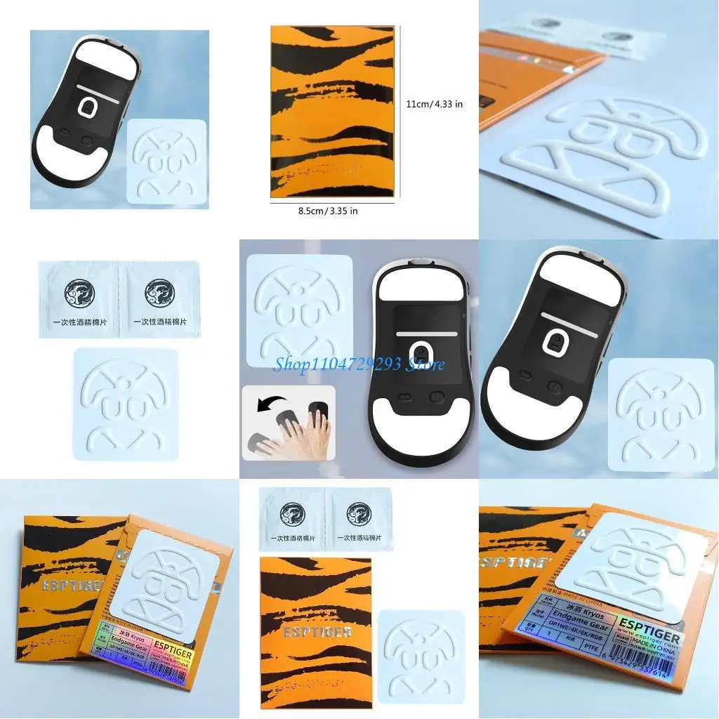 

Y2GD Esports PTFE Mouse Feet ICE Mouse Skates For ENDGAME GEAR OP1WE/4K/8K Precise Durability In Gaming Smooth Gliding