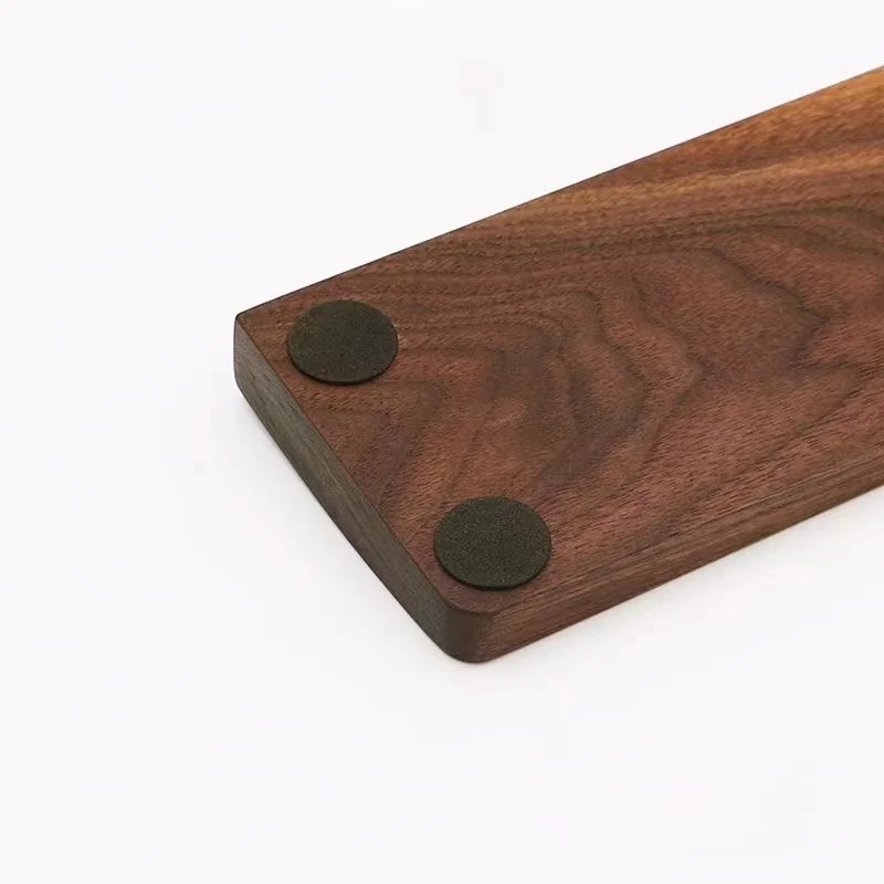 Reposamuñecas con teclado de madera de nogal, almohadilla ergonómica para escritorio de juegos, soporte para oficina, Protector de muñeca para PC,