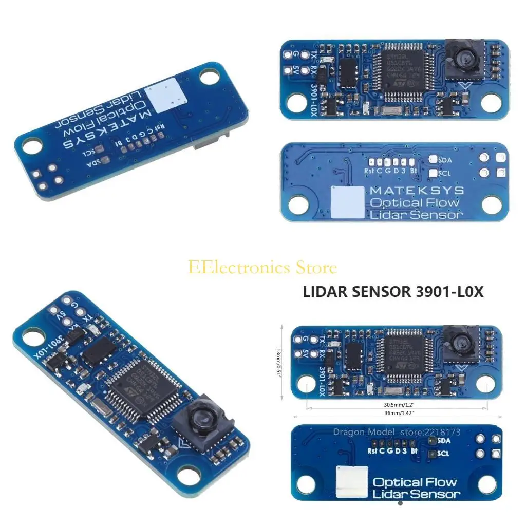B03C Matek Optical & Lidar Sensors 3901L0X PMW3901 Module Support INAV Firmware