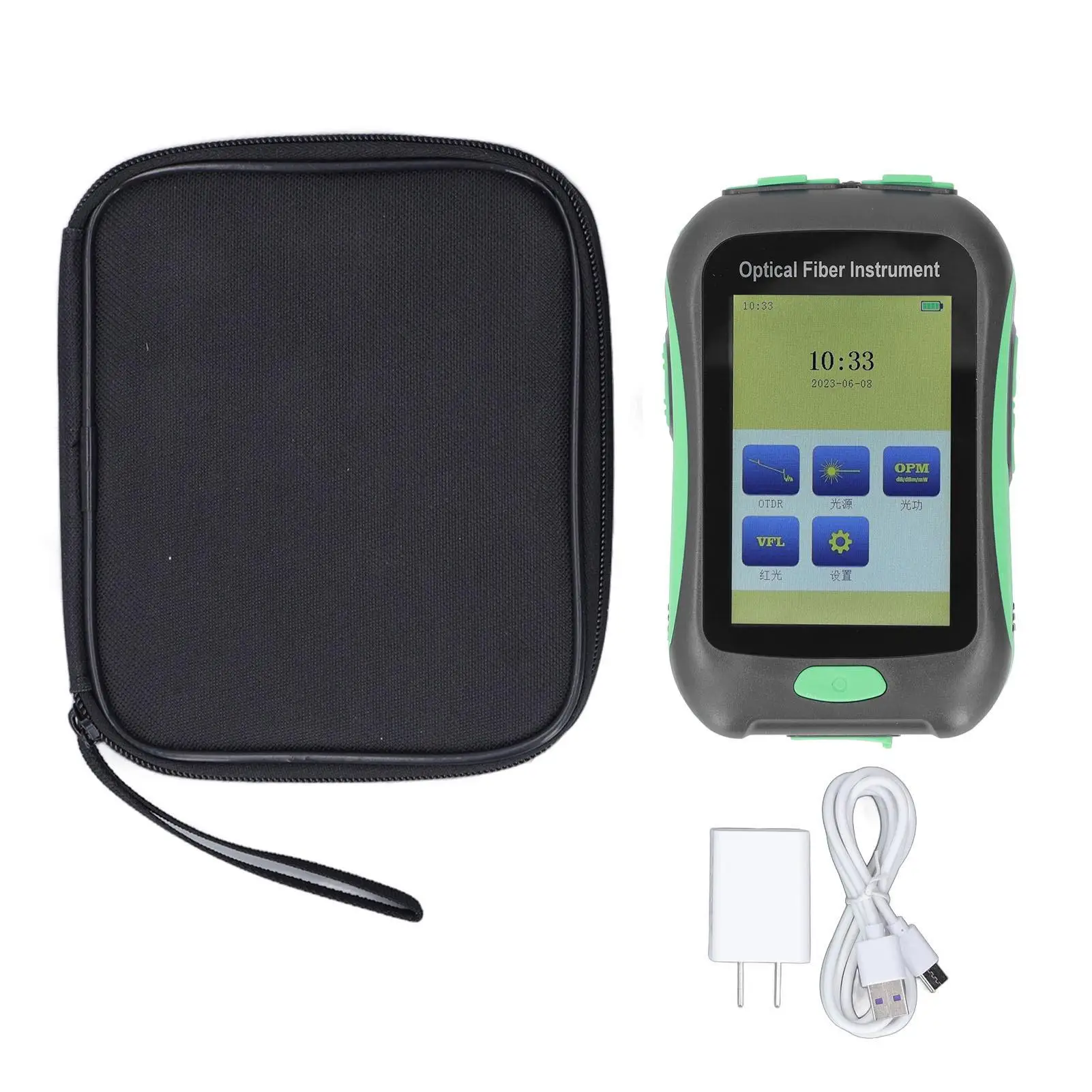 5-in-1  Tester with 3.5'' Screen - AUA 18A Optical Domain Reflectometer