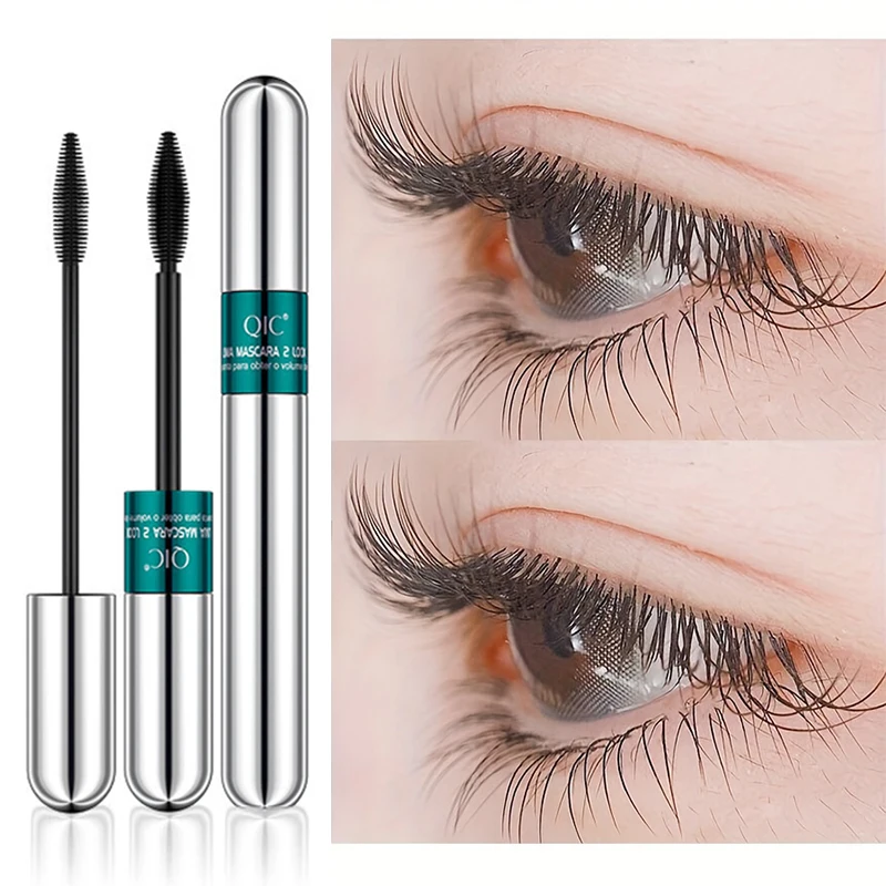 Mascara 2 in 1 a doppia estremità, effetto allungamento e voluminoso delle ciglia, trucco impermeabile a prova di sbavature, aspetto personalizzabile, regalo