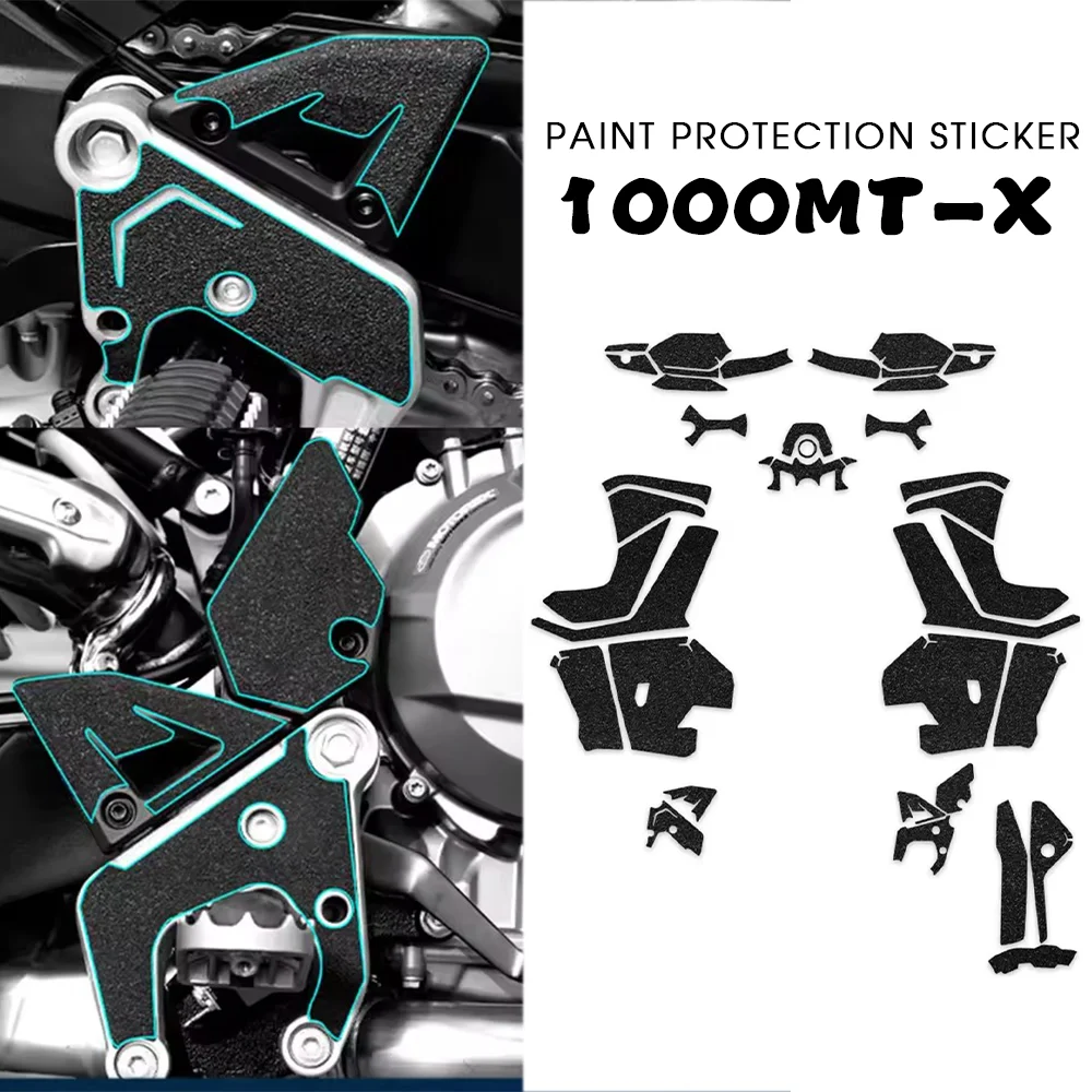 For CFMOTO 1000MT-X Paint Protection Sticker for CF-MOTO 1000 MTX Thick Frosted Stickers MTX1000  Body Sticker