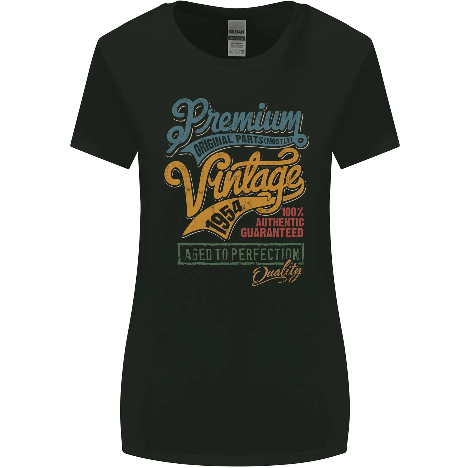 Aged to Perfection 69th Birthday 1954 Womens Wider Cut T-Shirt