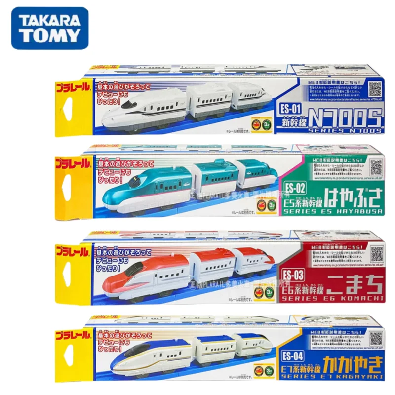 TOMICA ES-02 E5 Series Shinkansen rail train toy model, a holiday gift for children, toy collection model for boys.