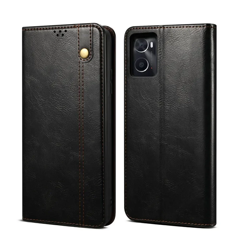 Leather Texture Flip Cover for OPPO A78 A58 57 5G Phone Case Book Capa A77S A94 A16 A54 S A38 A18 A57 A 78 A55 A96 A79 A57S A98