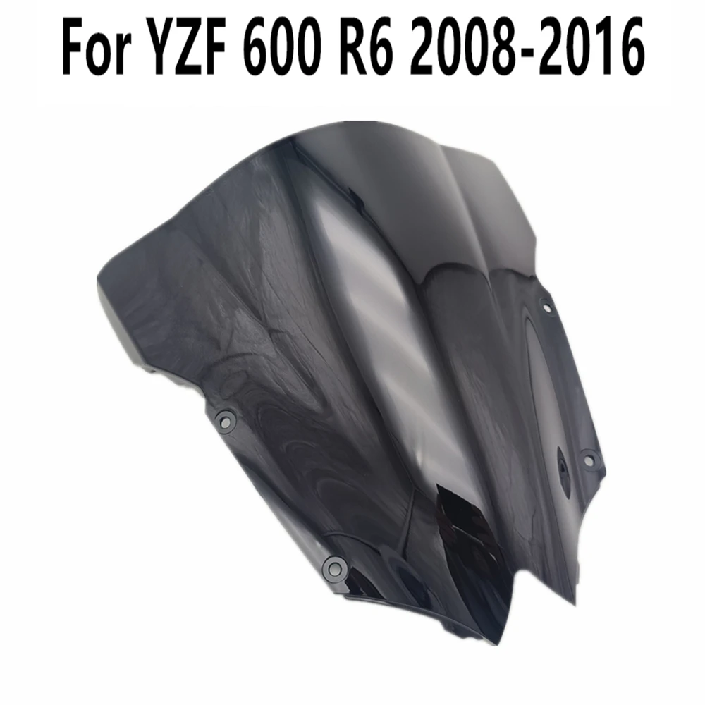 

Convention Fit YZF 600 Wind Deflectore Black Clear Windscreen For Yamaha R6 2008-2009-2010-2012-2013-2014-2015-2016 Windshield