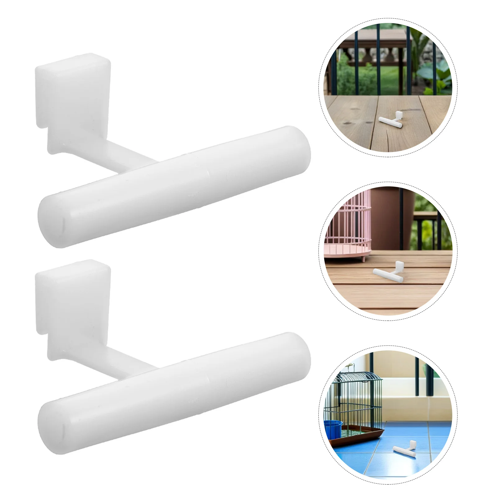 

6pcs Bird Feeder Station Pole: Clip-On Window Mount Bracket For Hummingbird Feeder Stand With Perch Outdoor Indoor Use Bird